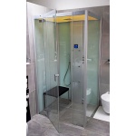 Hoesch SensePerience Kabina natryskowo-parowa prostokątna 120x100 cm lewa 531321B