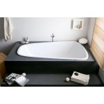 Hoesch SingleBath Duo Wanna do zabudowy lewa 176,6x114,1 cm biały 3688.010