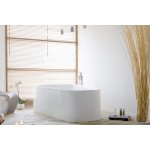 Hoesch SingleBath Duo Wanna wolnostojąca z obudową prawa 179,7x117,2 cm biały 3699.010