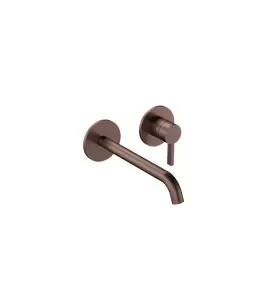 Hotbath Ace Bateria umywalkowa podtynkowa 200 mm - element zewnętrzny Brushed Copper PVD AC105.BCP