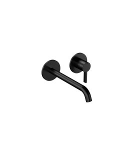 Hotbath Ace Bateria umywalkowa podtynkowa 200 mm - element zewnętrzny Matt Black PVD AC105.MBP