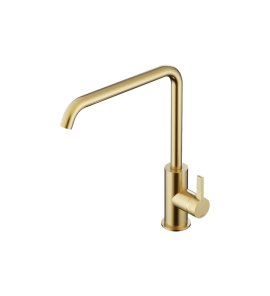 Hotbath Ace Bateria zlewozmywakowa jednouchwytowa Brushed Brass PVD AC040.BBP