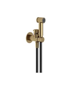 Hotbath Ace Bidetka z uchwytem ściennym i zaworem - element zewnętrzny Brushed Brass PVD KHDS3.BBP