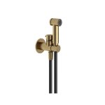 Hotbath Ace Bidetka z uchwytem ściennym i zaworem - element zewnętrzny Brushed Brass PVD KHDS3.BBP