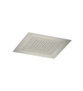 Hotbath Ace Deszczownica podtynkowa z dwoma strumieniami 38x38 cm Brushed Nickel AC148.GN