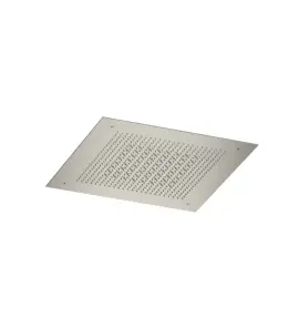 Hotbath Ace Deszczownica podtynkowa z dwoma strumieniami 38x38 cm Brushed Nickel AC148.GN