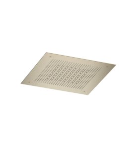 Hotbath Ace Deszczownica podtynkowa z dwoma strumieniami 38x38 cm Brushed Brass PVD AC148.BBP