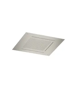 Hotbath Ace Deszczownica podtynkowa z wylewką kaskadową z dyszami mgiełkowymi 500x500 mm z oświetleniem LED Brushed Nickel AC146.GN