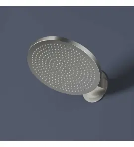 Hotbath Ace Głowica prysznicowa ścienna z regulowanym kątem nachylenia Brushed Nickel AC193.GN