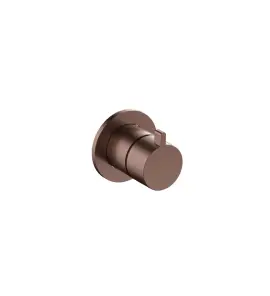 Hotbath Ace Mieszacz podtynkowy 2-drożny z funkcją odcinającą - element zewnętrzny Brushed Copper PVD AC111.BCP