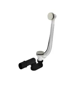 Hotbath Ace Odpływ wannowy z przelewem Brushed Nickel P032.GN