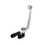 Hotbath Ace Odpływ wannowy z przelewem Brushed Nickel P032.GN