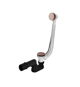 Hotbath Ace Odpływ wannowy z przelewem Brushed Copper PVD P032.BCP