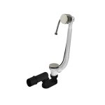 Hotbath Ace Odpływ wannowy z przelewem Brushed Nickel P033.GN