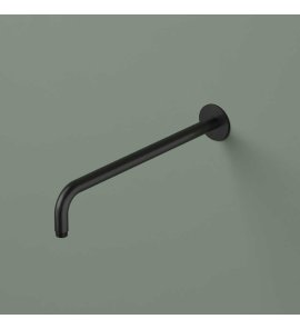 Hotbath Ace Ramie ścienne do deszczownicy 420 mm Matt Black PVD AC450.MBP