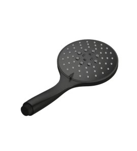 Hotbath Ace Słuchawka prysznicowa Ø 130 mm z 3 strumieniami Matt Black PVD M376.MBP