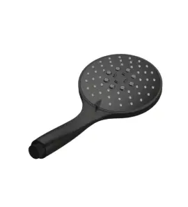 Hotbath Ace Słuchawka prysznicowa Ø 130 mm z 3 strumieniami Matt Black PVD M376.MBP