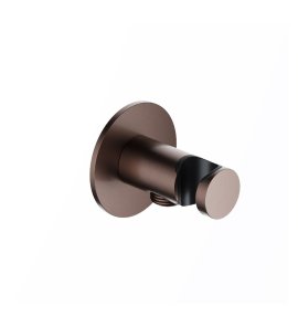 Hotbath Ace Uchwyt na słuchawkę prysznicową z przyłączem Brushed Copper PVD AC515.BCP