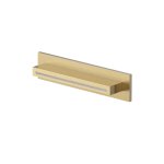 Hotbath Ace Wylewka wodospadu ścienna do prysznica Brushed Brass PVD M161.BBP