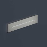 Hotbath Ace Wylewka wodospadu ścienna do prysznica Brushed Nickel M162.GN