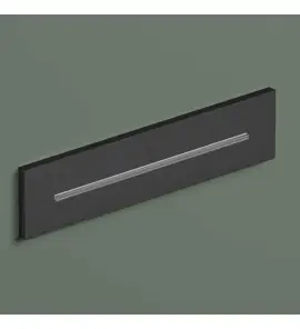 Hotbath Ace Wylewka wodospadu ścienna do prysznica Matt Black PVD M162.MBP