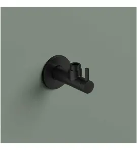 Hotbath Ace Zawór kątowy z filtrem Matt Black PVD P2002.MBP