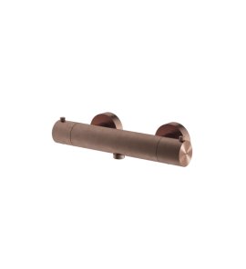 Hotbath Archie Bateria natryskowa termostatyczna ścienna Brushed Copper PVD AR088.BCP