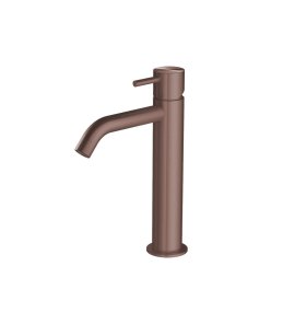 Hotbath Archie Bateria umywalkowa jednouchwytowa Brushed Copper PVD AR003M.BCP