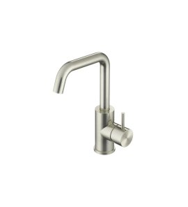 Hotbath Archie Bateria umywalkowa z obracaną wylewką Steel Brushed AR014.IX