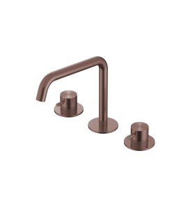 Hotbath Archie Bateria umywalkowa nablatowa Brushed Copper PVD AR033.BCP