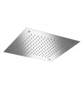 Hotbath Archie Deszczownica podtynkowa 38x38 cm steel brushed AR110.IX