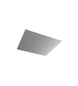 Hotbath Archie Deszczownica podtynkowa sufitowa 500x500 mm Steel Brushed AR111.IX