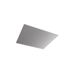 Hotbath Archie Deszczownica podtynkowa sufitowa 500x500 mm Steel Brushed AR111.IX