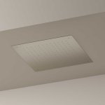 Hotbath Archie Deszczownica podtynkowa sufitowa 500x500 mm Steel Brushed AR111.IX