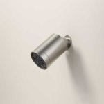 Hotbath Archie Głowica prysznicowa ścienna z 3 funkcjami Steel Brushed AR470.IX