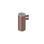 Hotbath Archie Kubek na szczoteczki z uchwytem ściennym Brushed Copper PVD ARA01.BCP