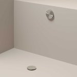 Hotbath Archie Odpływ wannowy z przelewem Steel Brushed AR132.IX