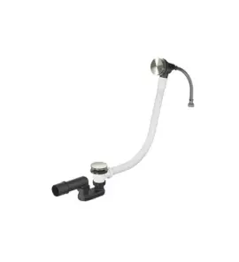 Hotbath Archie Odpływ wannowy z przelewem Steel Brushed AR133.IX