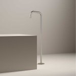 Hotbath Archie Wylewka wannowa wolnostojąca Steel Brushed AR086.IX