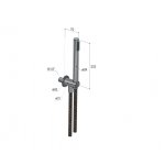 Hotbath Archie Zestaw natryskowy Brushed steel AR440.IX