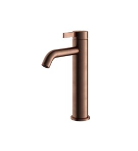 Hotbath ArchieFlag Bateria umywalkowa jednouchwytowa Brushed Copper PVD AF003M.BCP