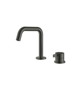 Hotbath ArchieFlag Bateria umywalkowa nablatowa Gun Metal PVD AF023.BGP