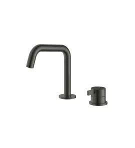 Hotbath ArchieFlag Bateria umywalkowa nablatowa Gun Metal PVD AF023.BGP