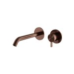 Hotbath ArchieFlag Bateria umywalkowa podtynkowa 190 mm - element zewnętrzny Brushed Copper PVD AF025.BCP