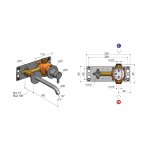 Hotbath ArchieFlag Element podtynkowy do baterii umywalkowej HBAF025