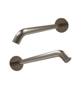 Hotbath ArchieFlag Wylewka umywalkowa podtynkowa 190 mm Steel Brushed AF096-19.IX