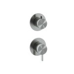 Hotbath ArchieFlag Zawór natryskowy 2-drożny - element zewnętrzny Steel Brushed AF029.IX