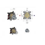 Hotbath Cobber Element podtynkowy baterii natryskowej HBCB7001V