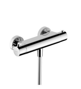Hotbath Cobber Bateria natryskowa termostatyczna ścienna Chrome B008.CR