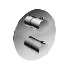 Hotbath Cobber Bateria natryskowa termostatyczna podtynkowa z 2-drożnym przełącznikiem element zewnętrzny Chrome CB009.CR